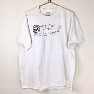 Gildan Route 66 Vintage look graphic t-shirt men’s